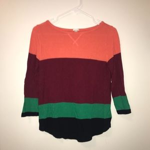 J.Crew Striped Sweater